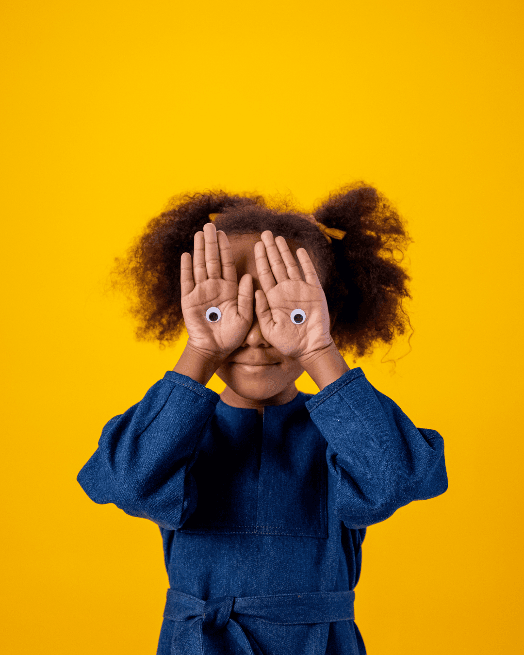Child wearing glasses